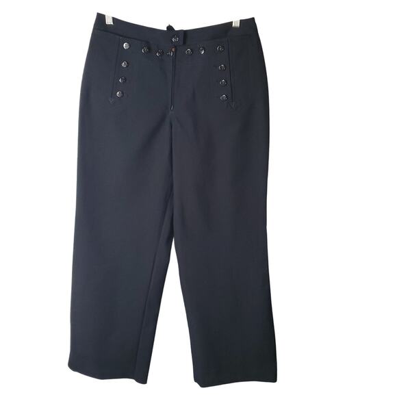 Vintage WWII U.S. Navy "Crackerjack" 13-Button Bell Bottom Sailor Wool Pants - Picture 1 of 9